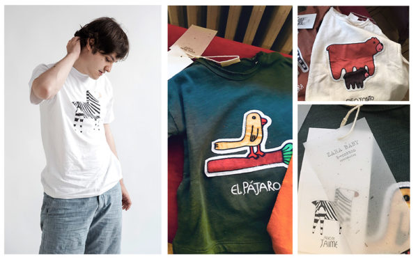 Jaime un joven con autismo diseña camisetas para Zara
